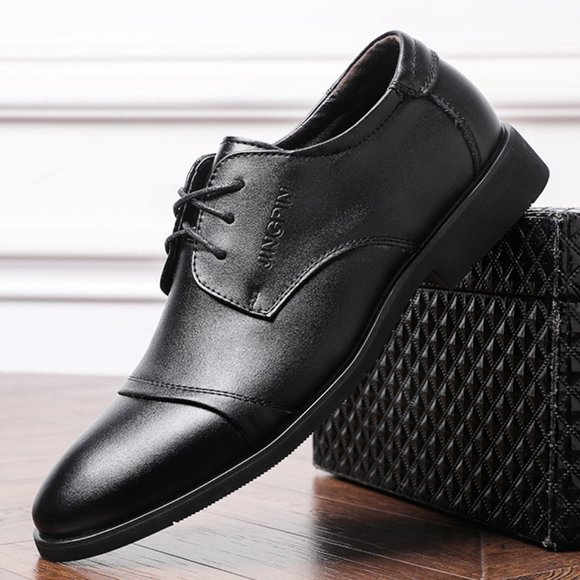 Men's business casual fashion wear-resistant increased shoes